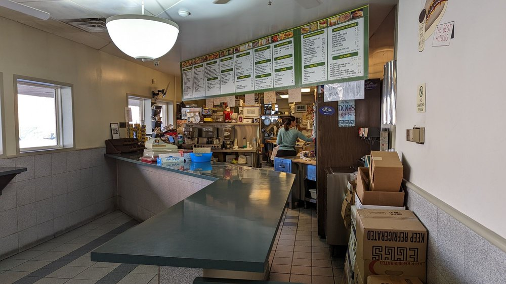 Dog House Counter and Menu